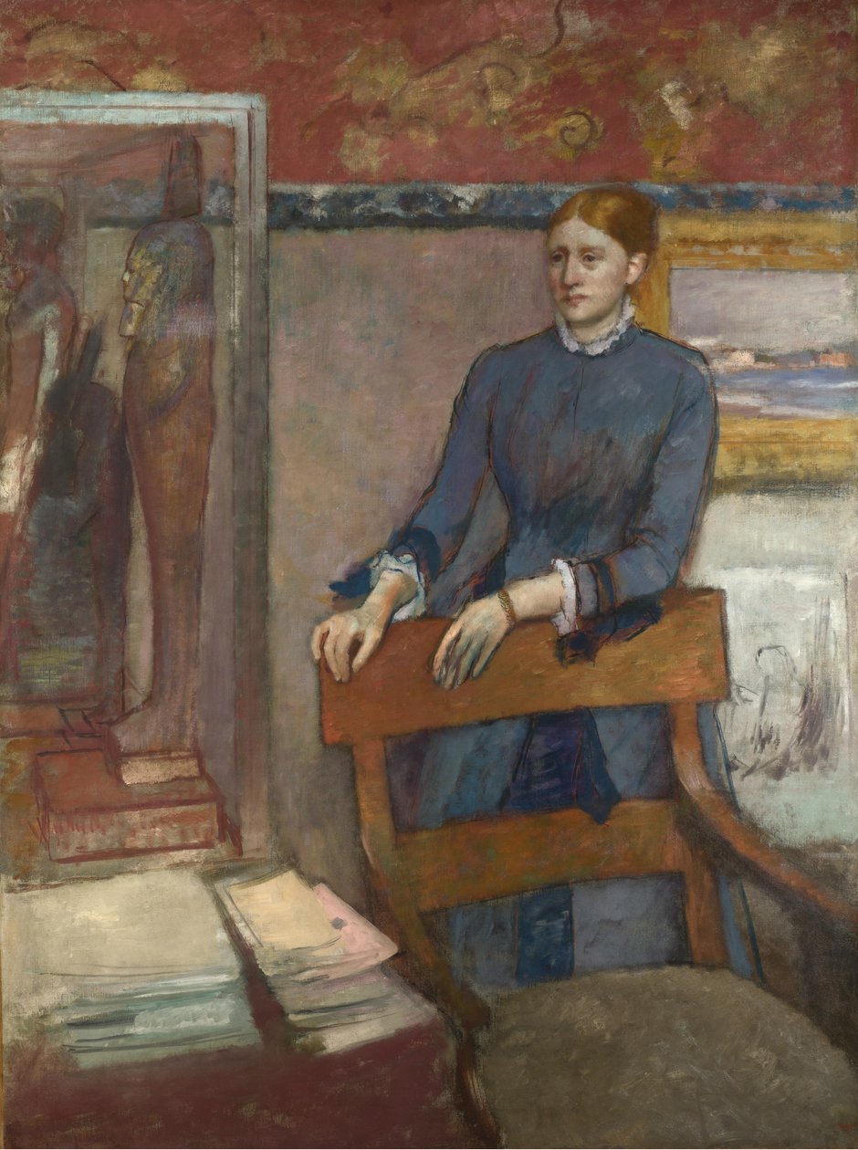 Hélène Rouart i sin fars studie av Edgar Degas