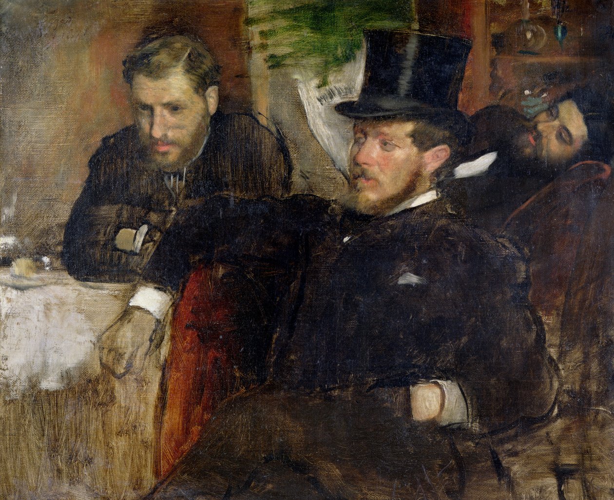 Jeantaud, Linet og Laine, 1871 av Edgar Degas
