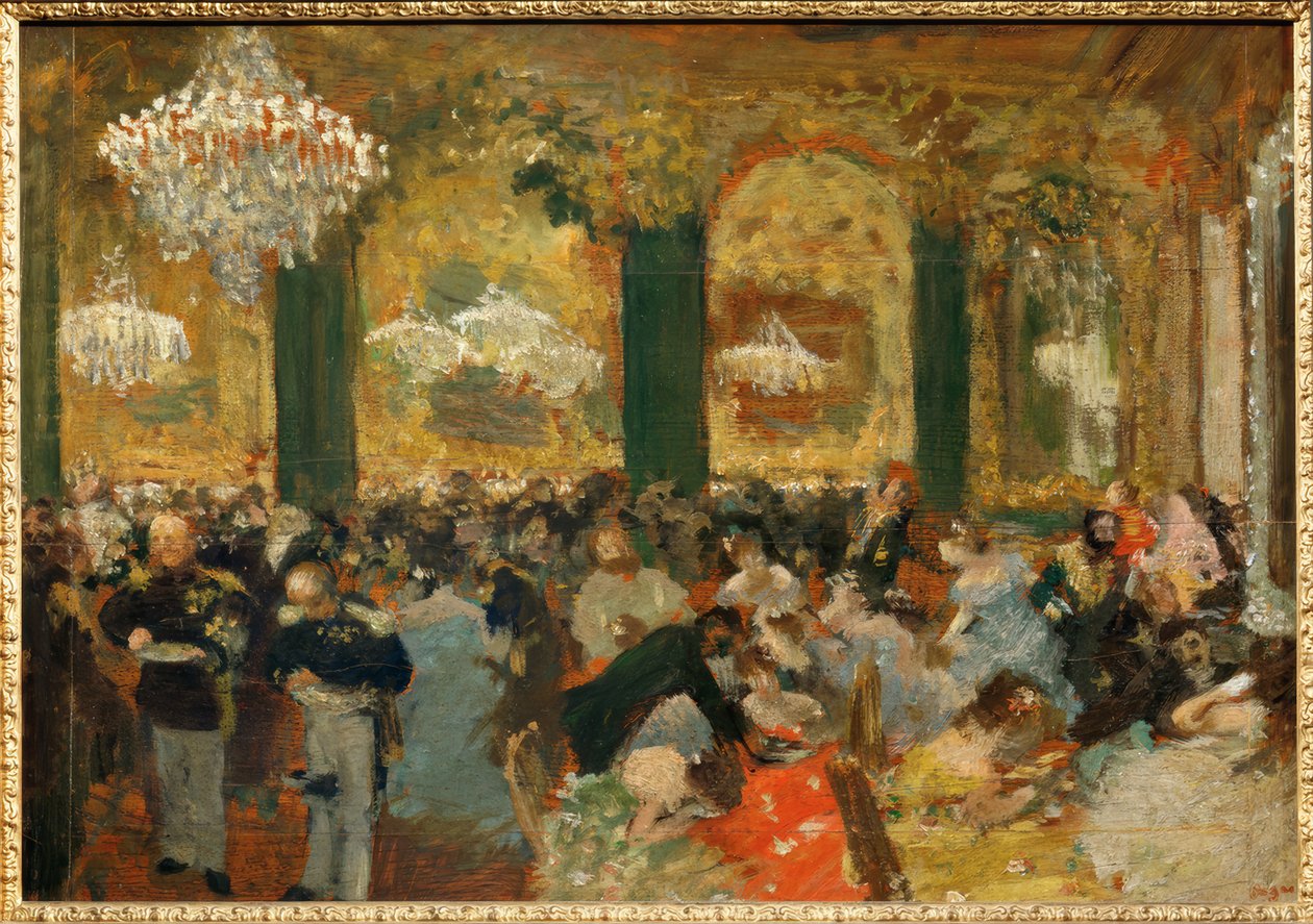 Middag på ballet av Edgar Degas