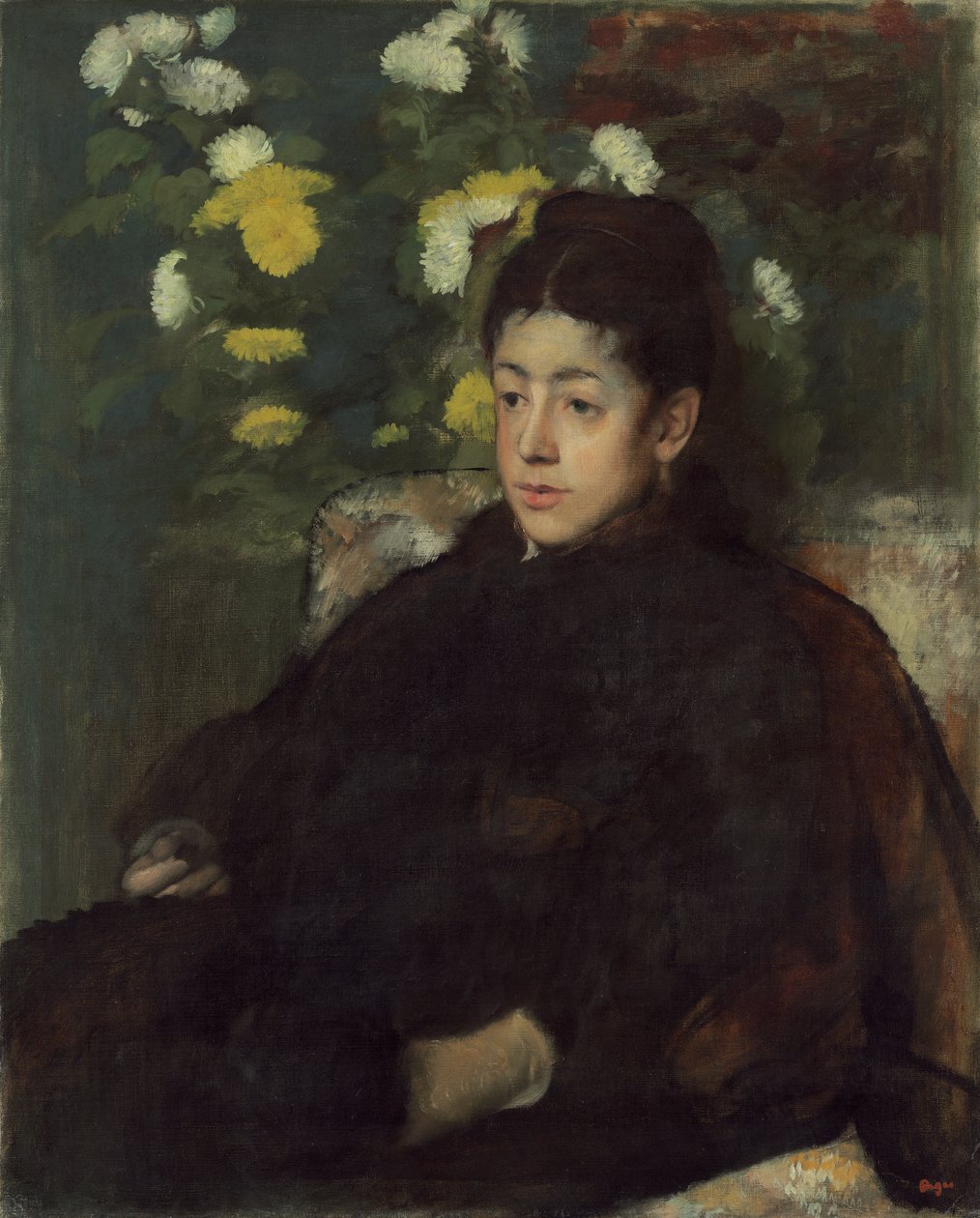 Frøken Malo, ca. 1877 av Edgar Degas