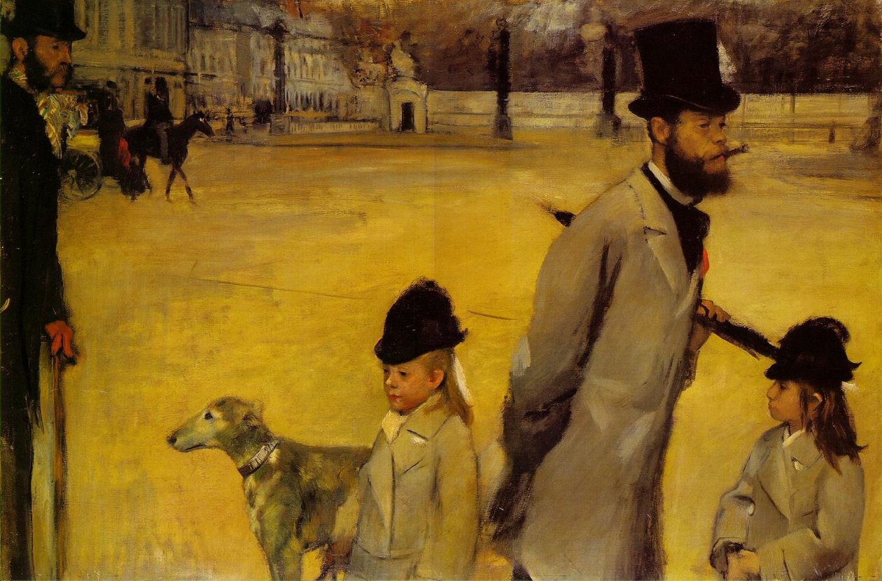 Place de la Concorde av Edgar Degas