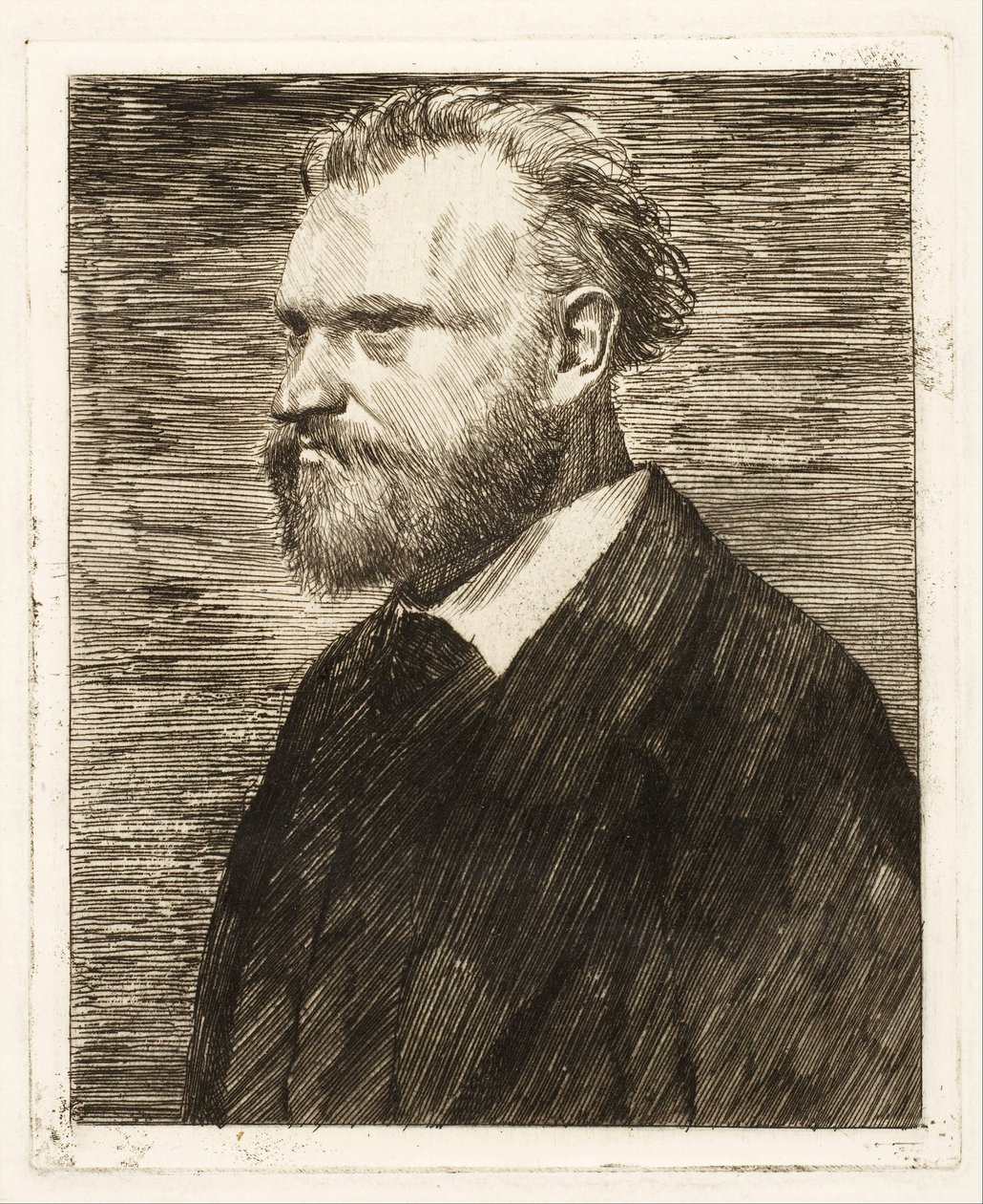 Portrett av Edouard Manet, pub. 1864 av Edgar Degas
