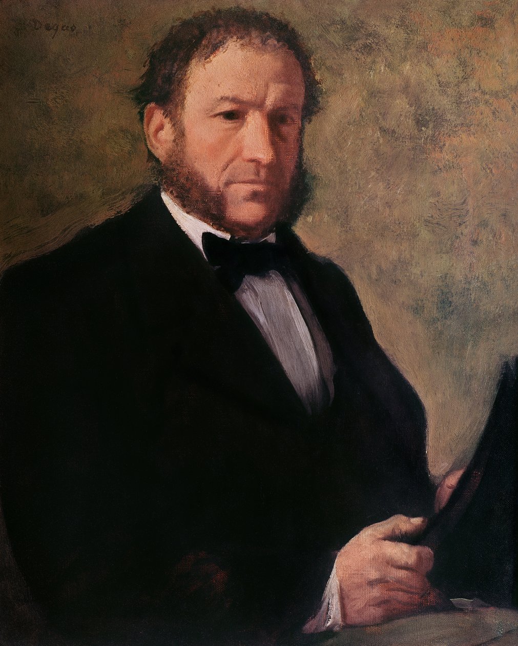 Portrett av Monsieur Ruelle, 1861 av Edgar Degas