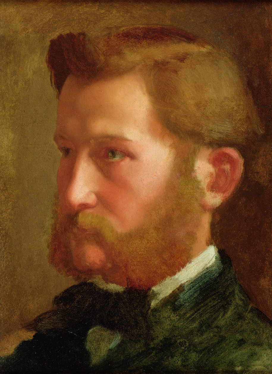 Portrett av Paul Vapincon, ca. 1868 av Edgar Degas