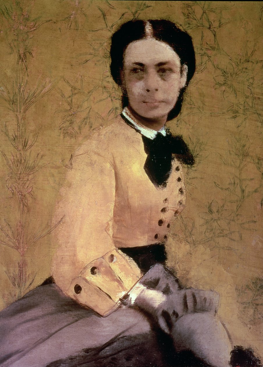 Portrett av prinsesse Pauline de Metternich, ca. 1865 av Edgar Degas