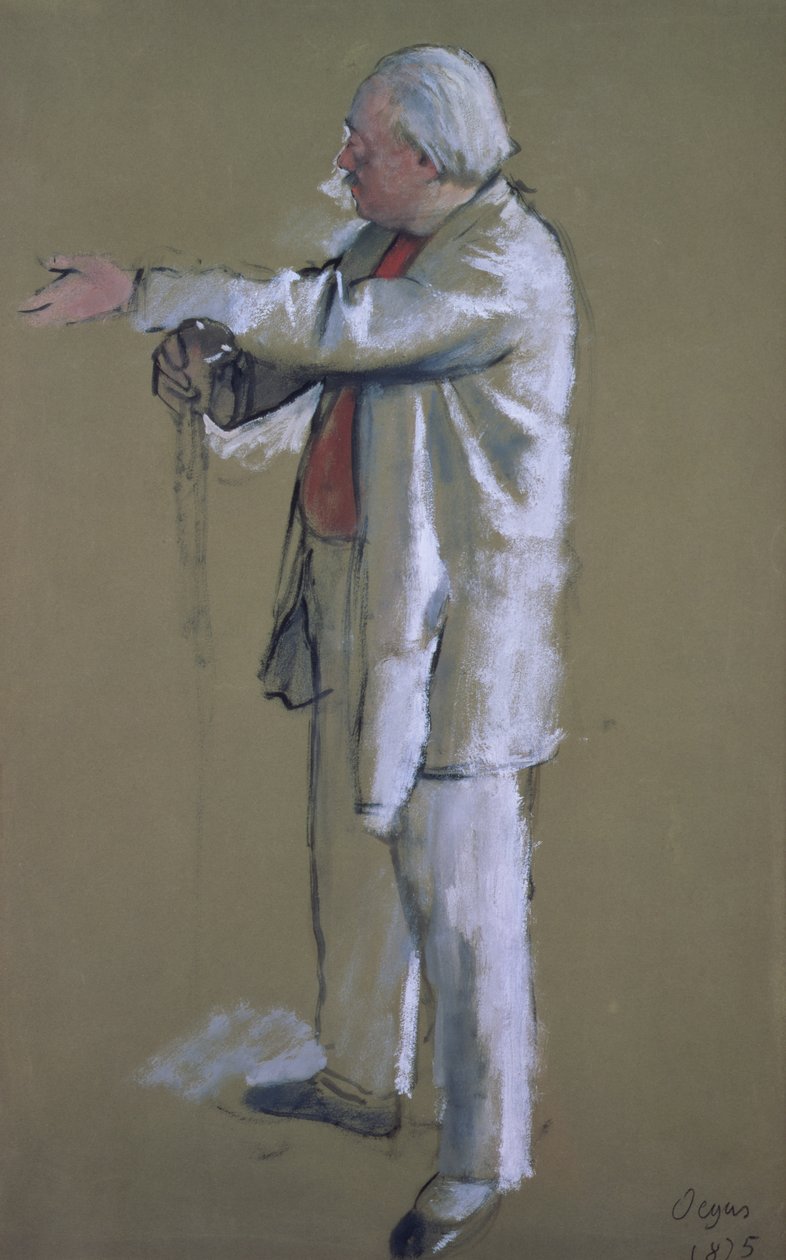 Ballettmesteren, 1875 (pastell) av Edgar Degas
