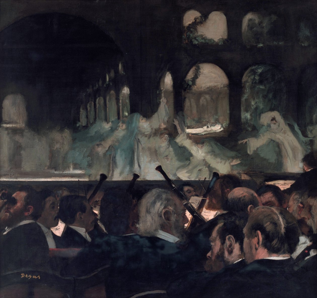 Ballettscenen av Edgar Degas