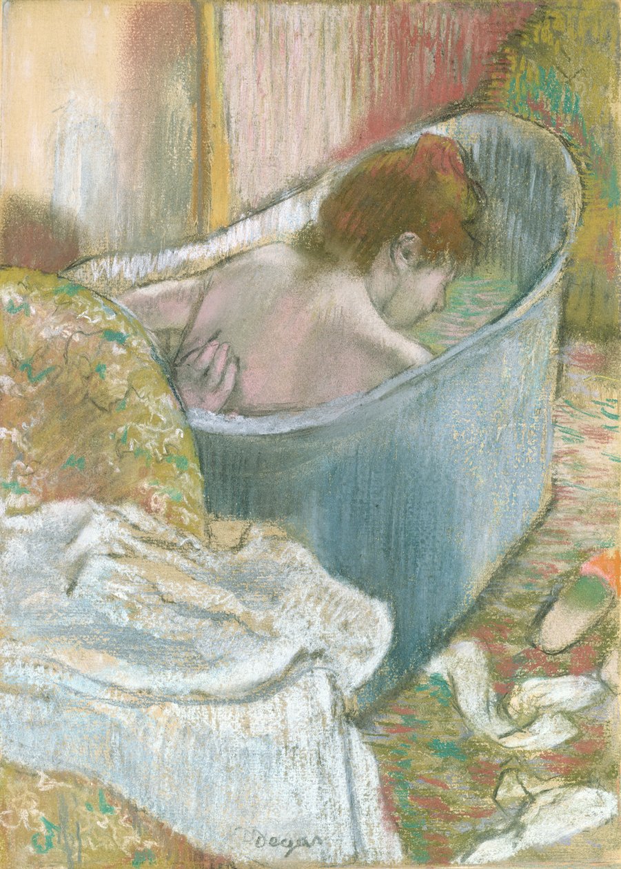 The Bath (pastell) av Edgar Degas