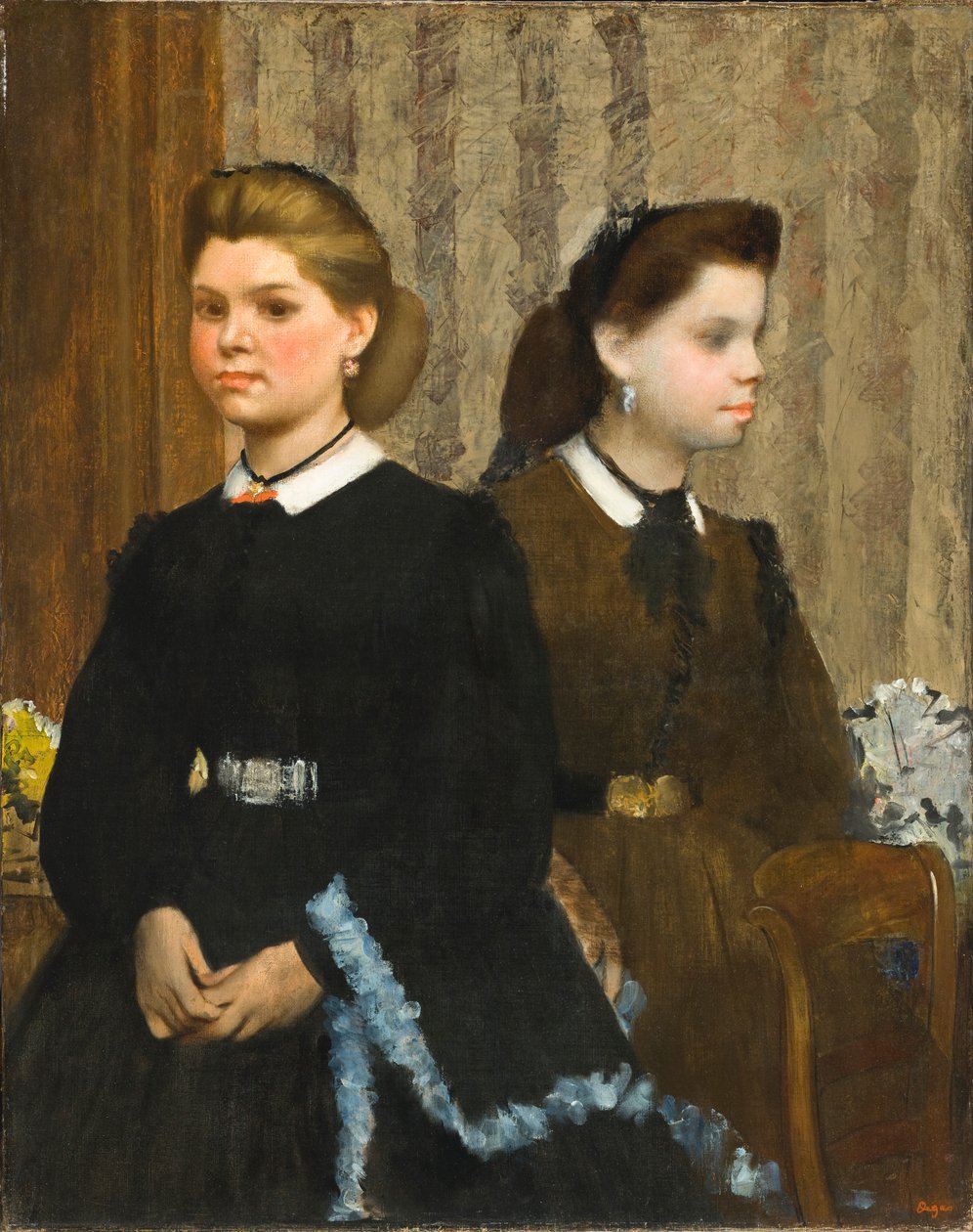 The Bellelli Sisters (Giovanna og Giuliana Bellelli) av Edgar Degas