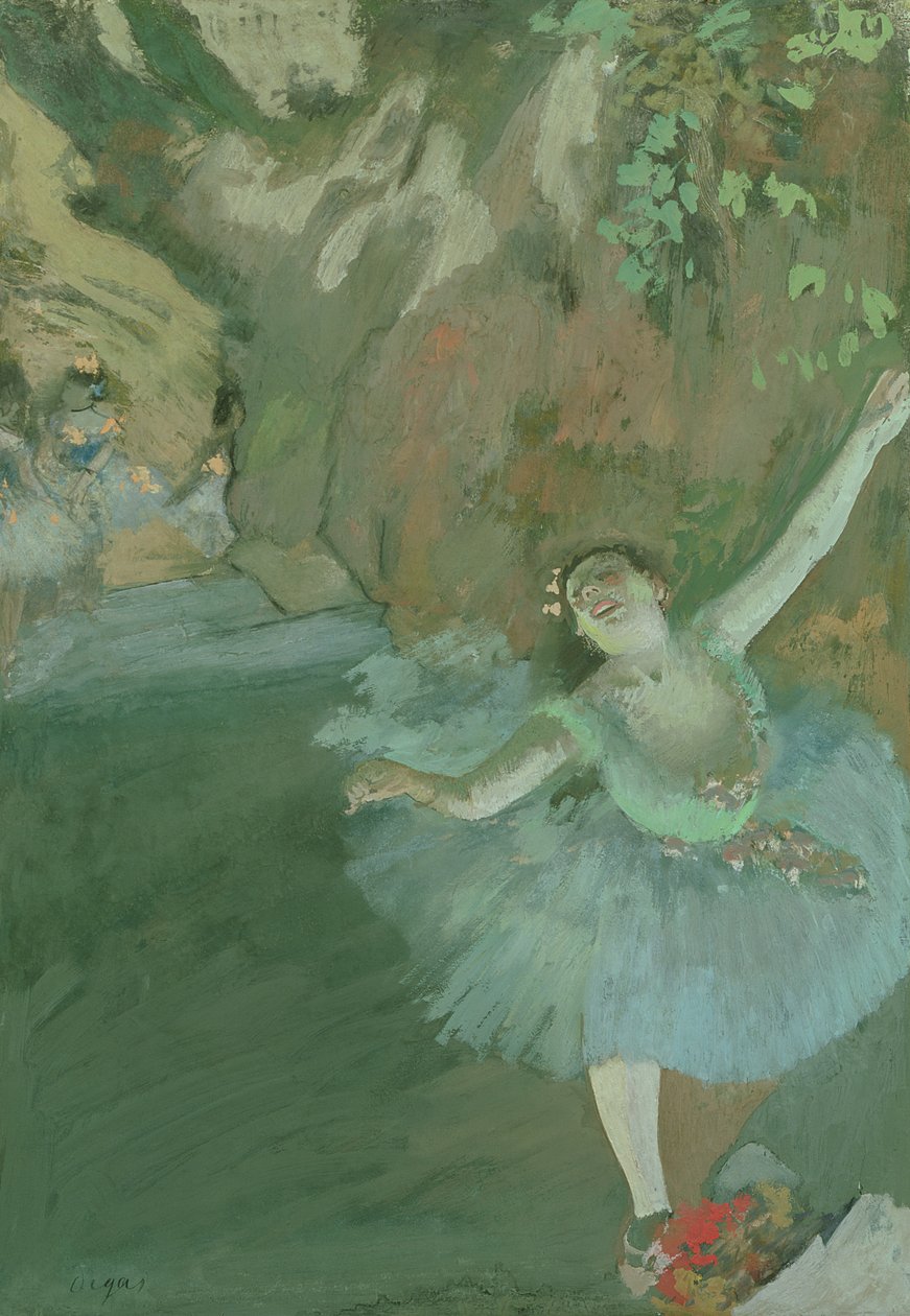 Stjernens bue, ca. 1880 av Edgar Degas