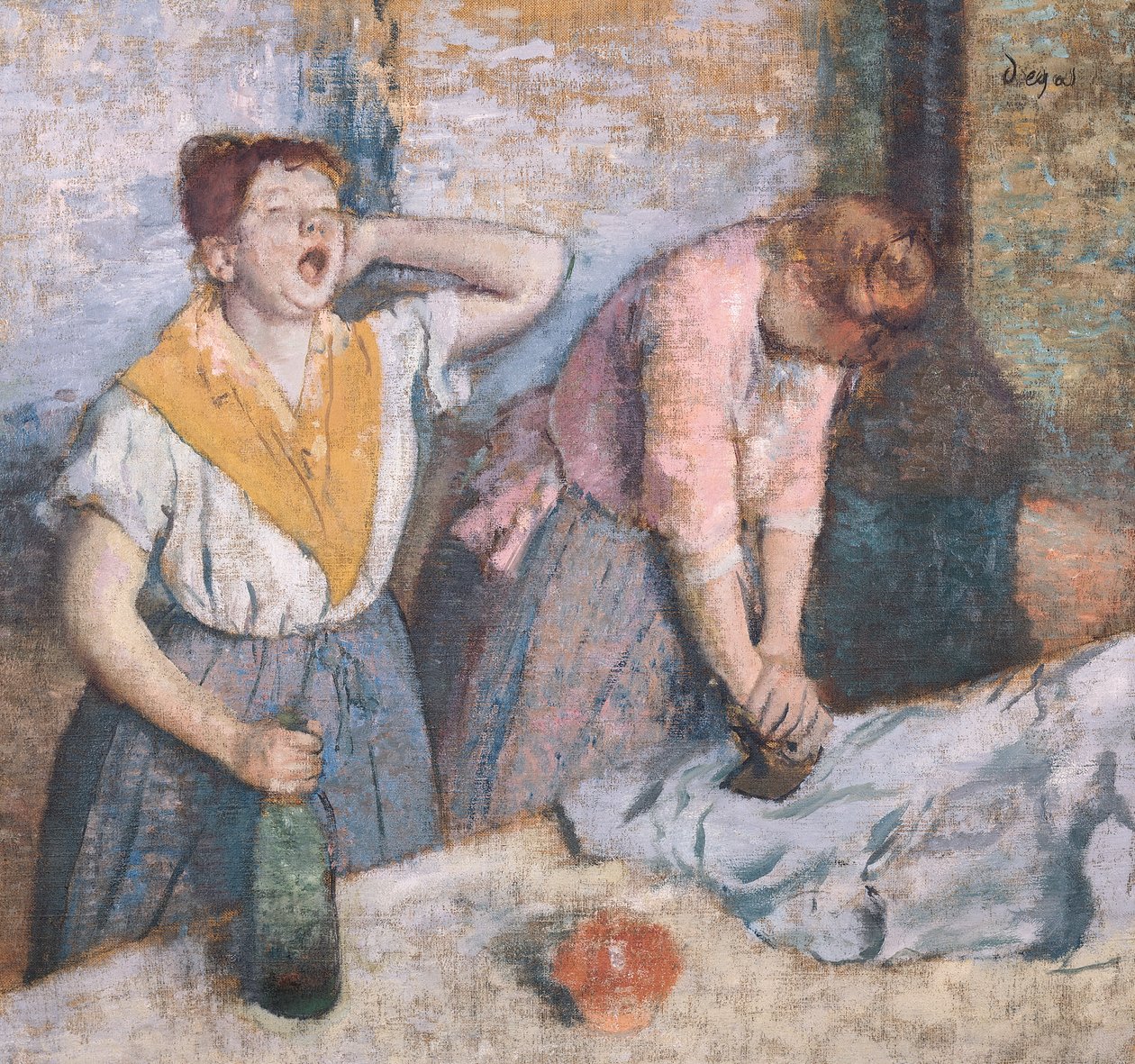 The Laundresses, ca. 1884 av Edgar Degas