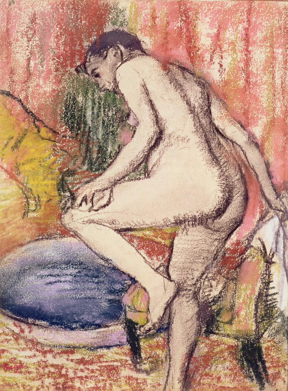 The Toilet, 1883 (pastell og kritt på papir) av Edgar Degas