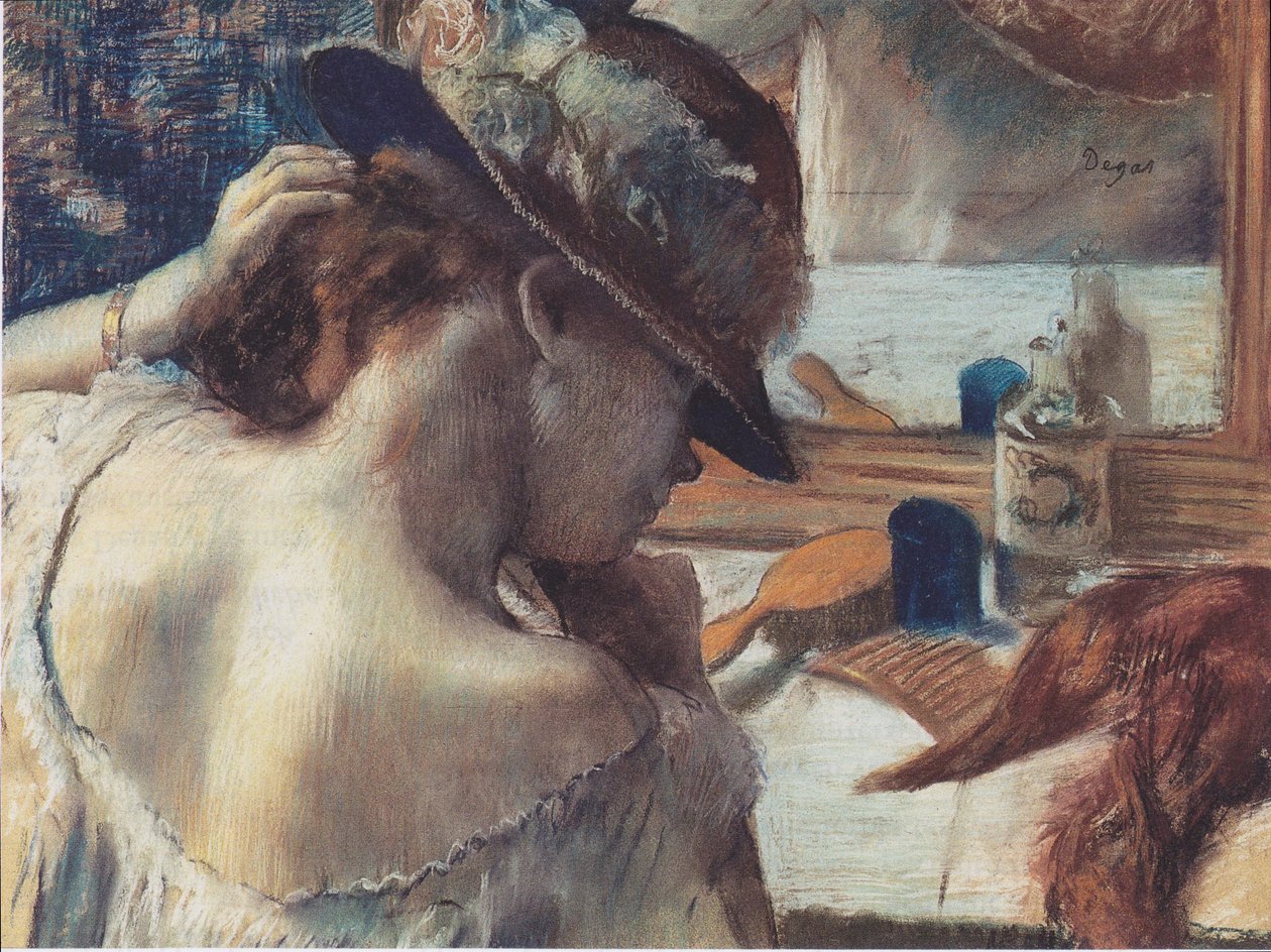 Foran speilet av Edgar Degas