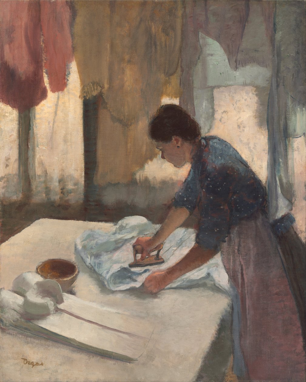 Kvinne Stryker av Edgar Degas
