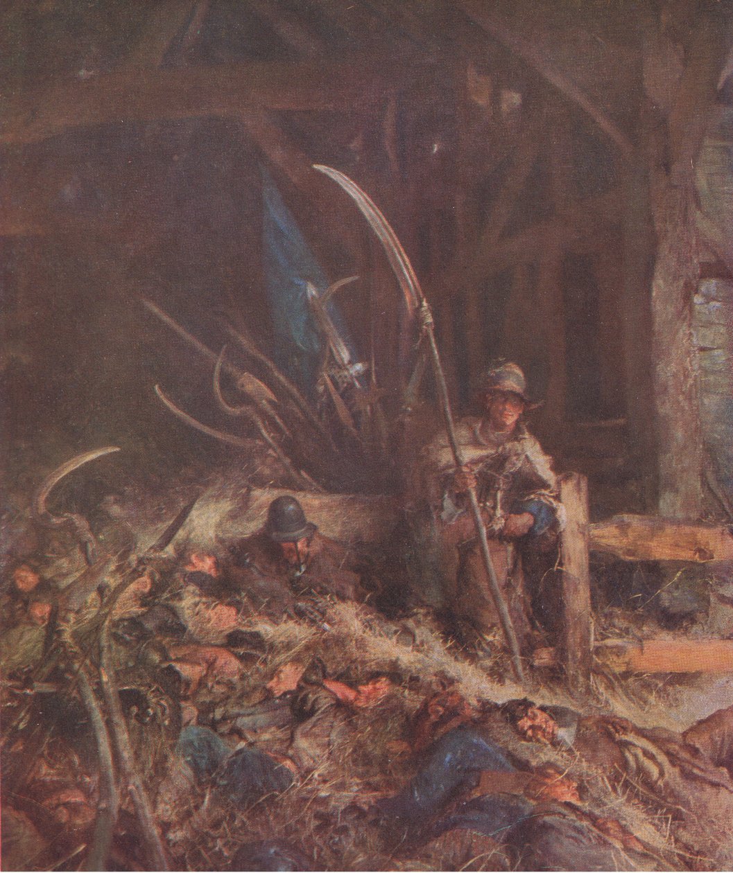 Morgenen til Sedgemoor, Bibbys Annual, 1916-17 av Edgar after Bundy