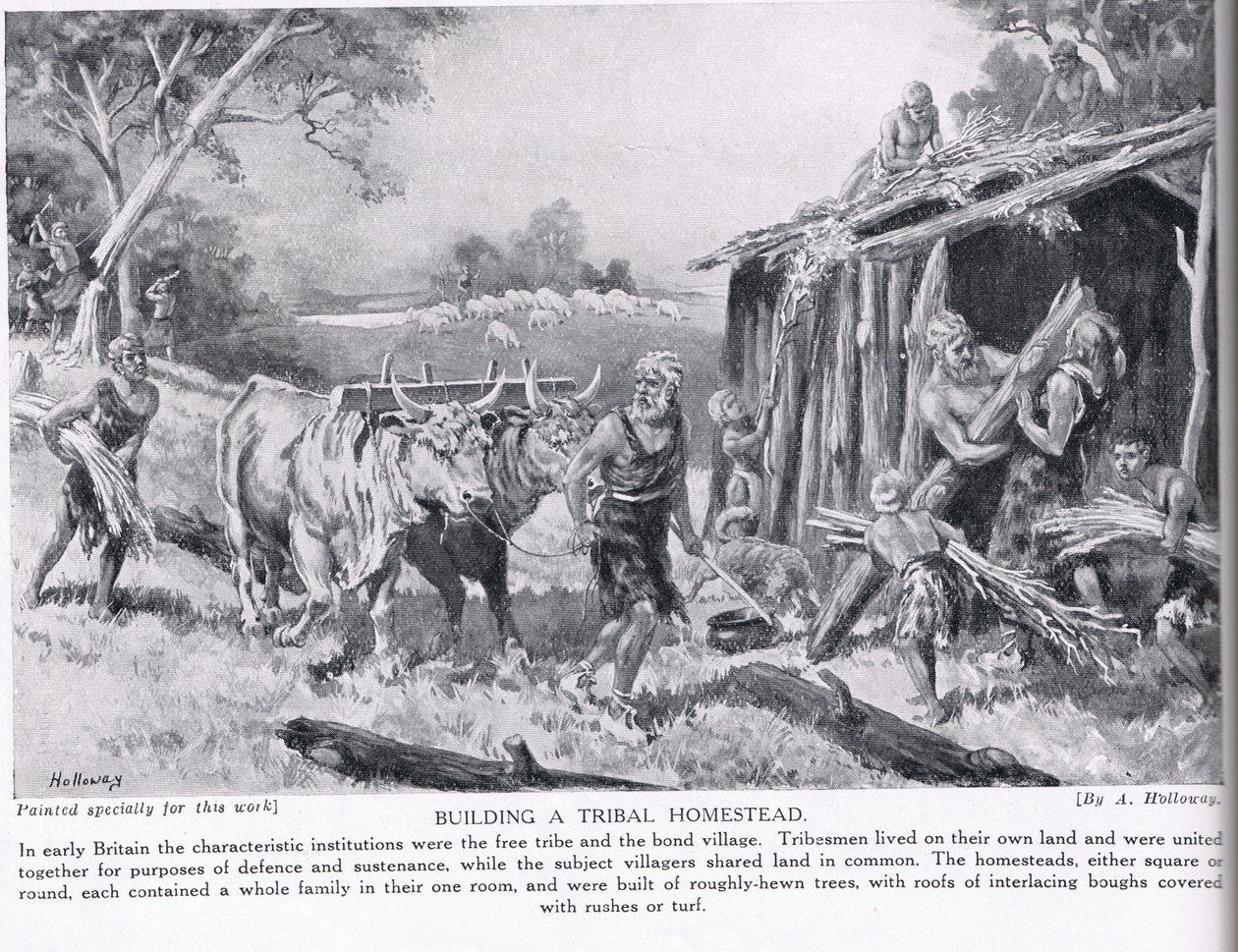 Building a Tribal Homestead, illustrasjon fra 