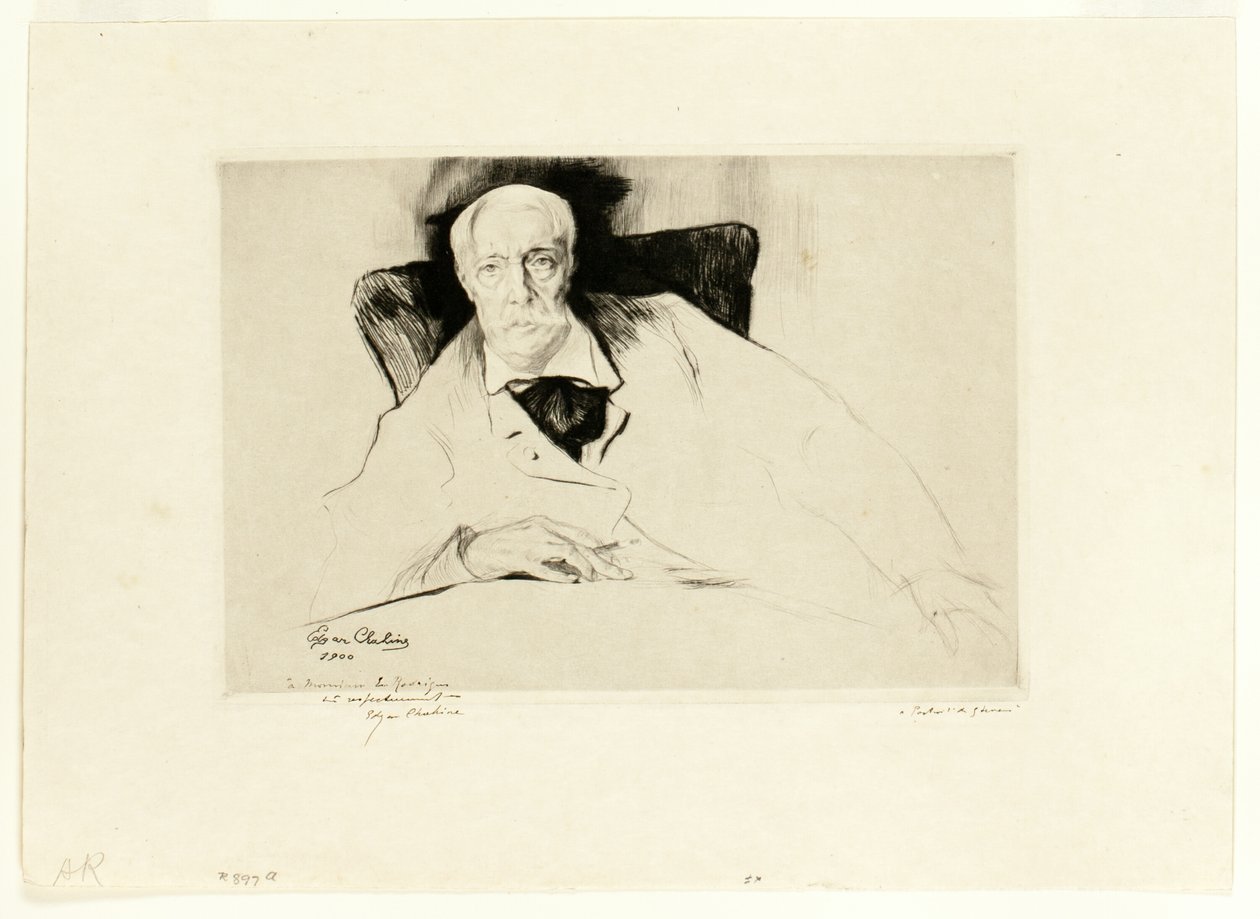 Alfred Stevens av Edgar Chahine