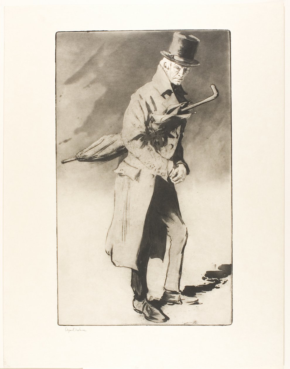 Lerand i rollen som "Rodin" i The Wandering Jew av Edgar Chahine