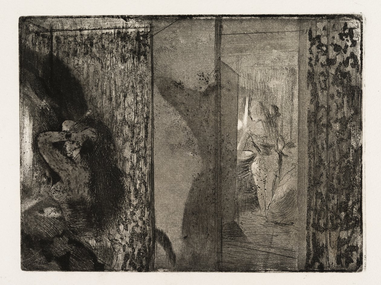 Skuespillerinner i garderobene sine av Edgar Degas