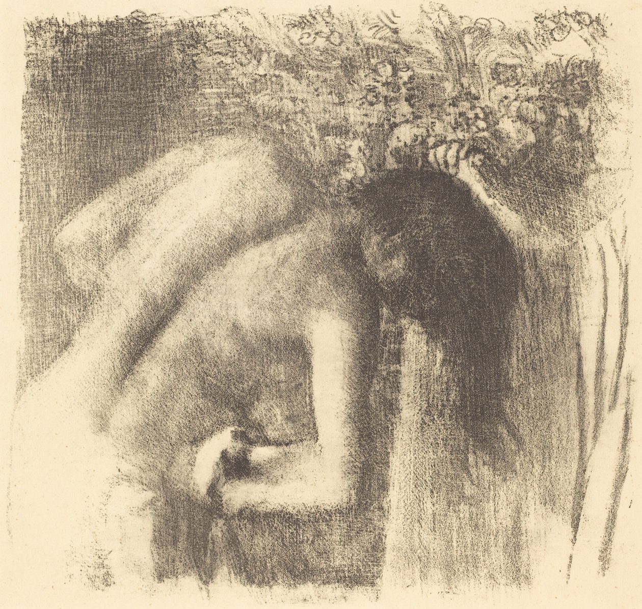 Etter badet av Edgar Degas