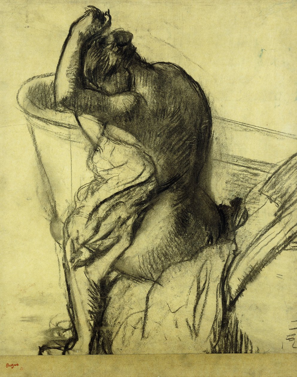 Etter badet; Après le Bain, 1899 av Edgar Degas