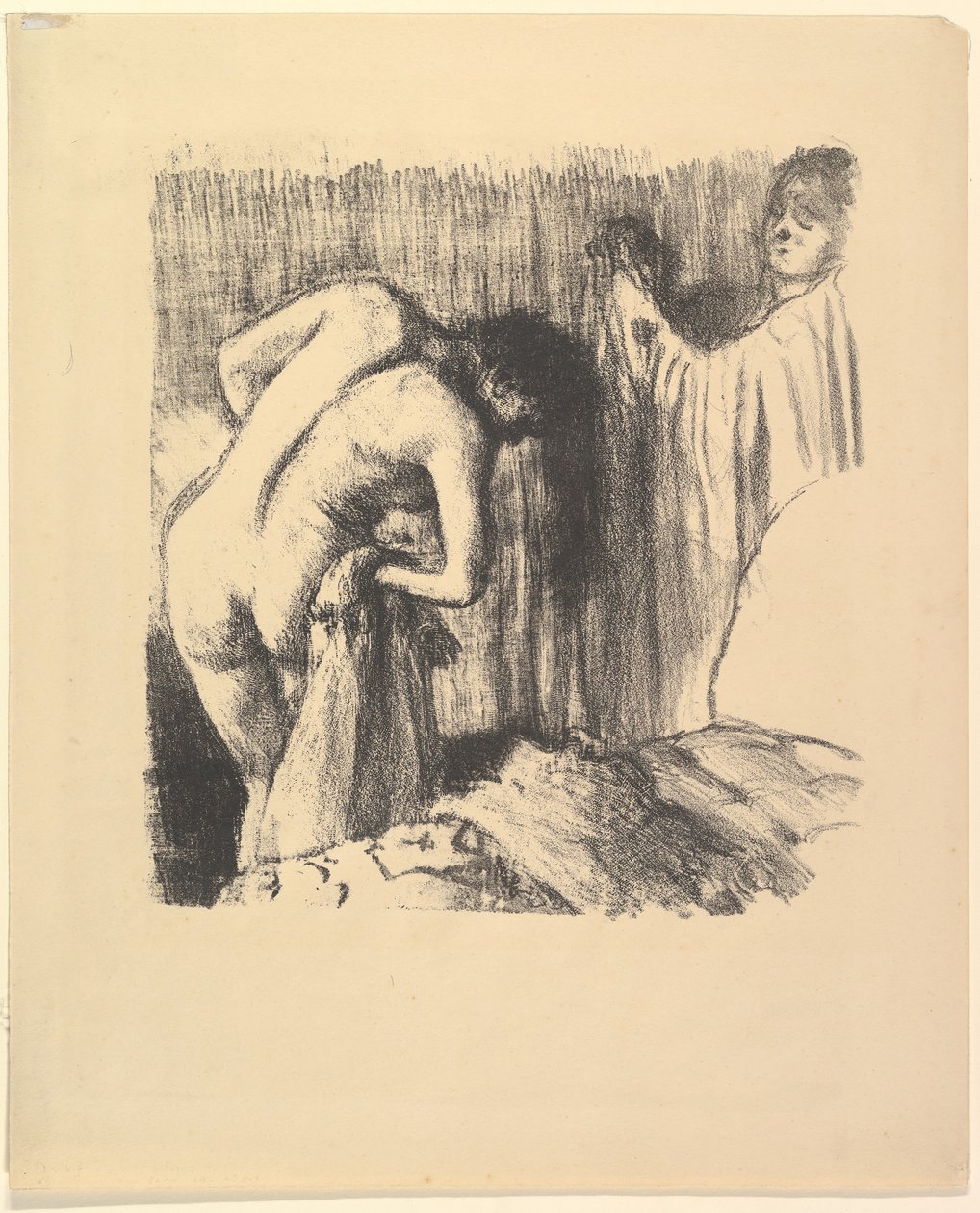 Etter badet III, 1891-92. av Edgar Degas