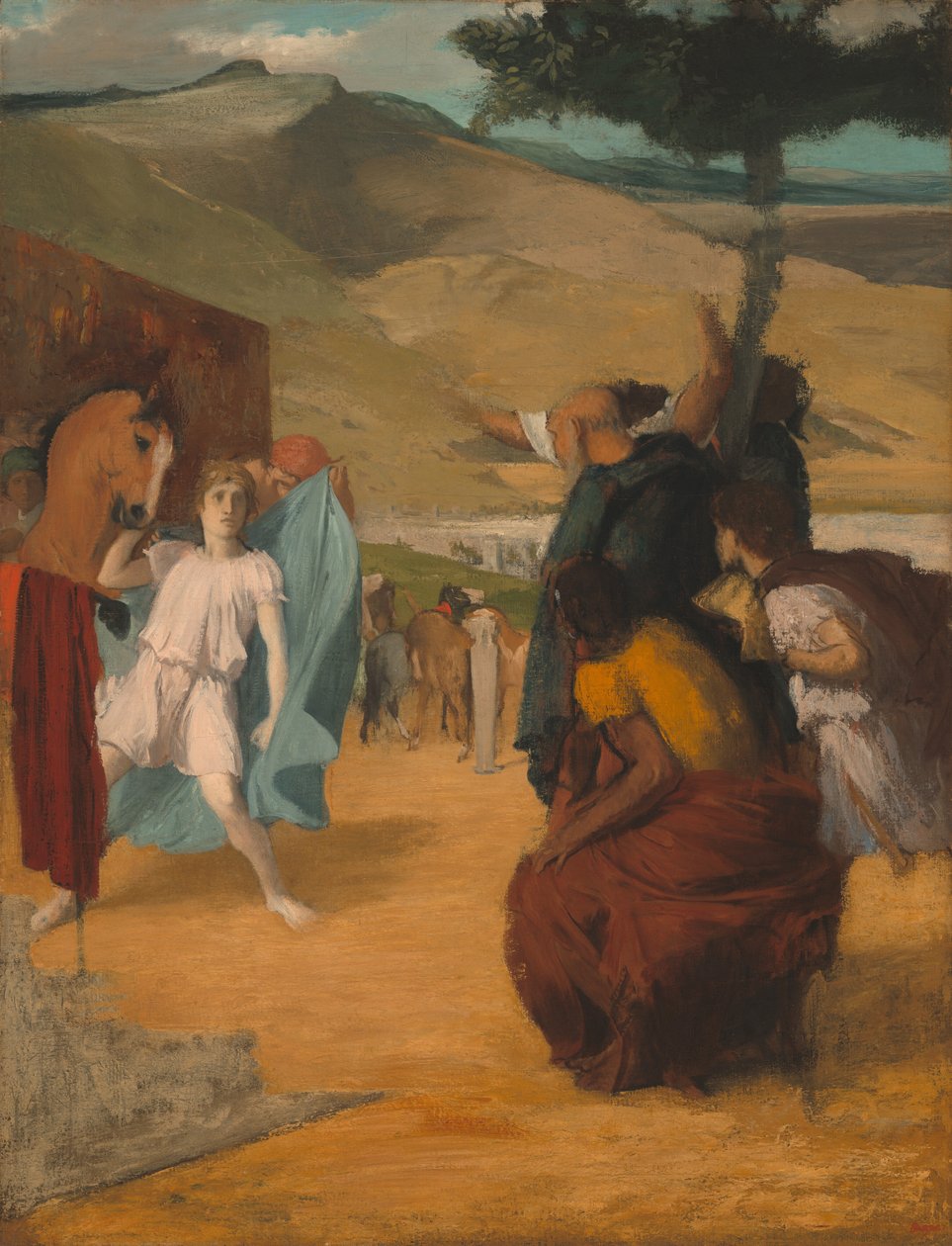Aleksander og Bukefalos av Edgar Degas