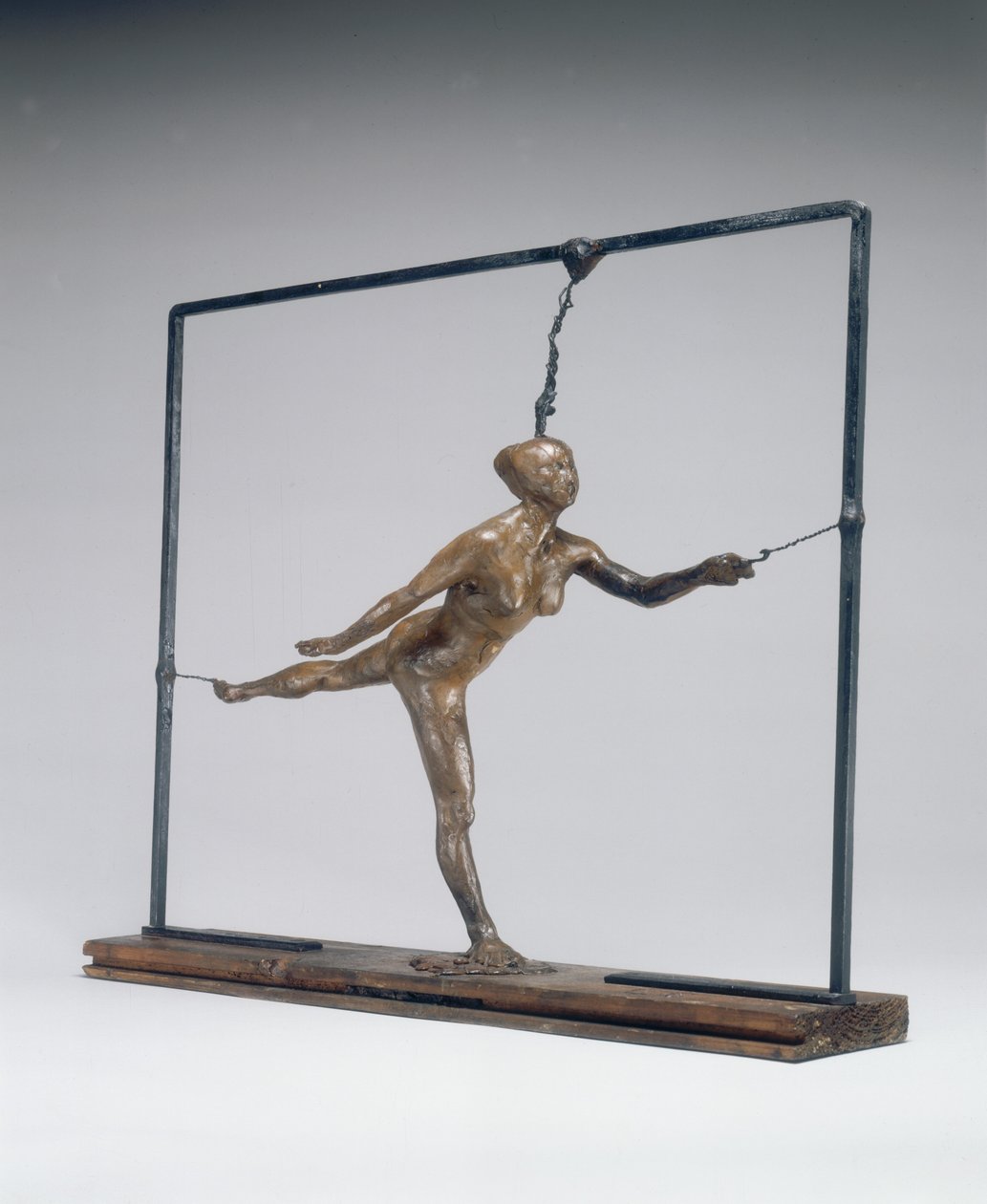 Arabesque over høyre ben, venstre arm foran, ca. 18851890. av Edgar Degas