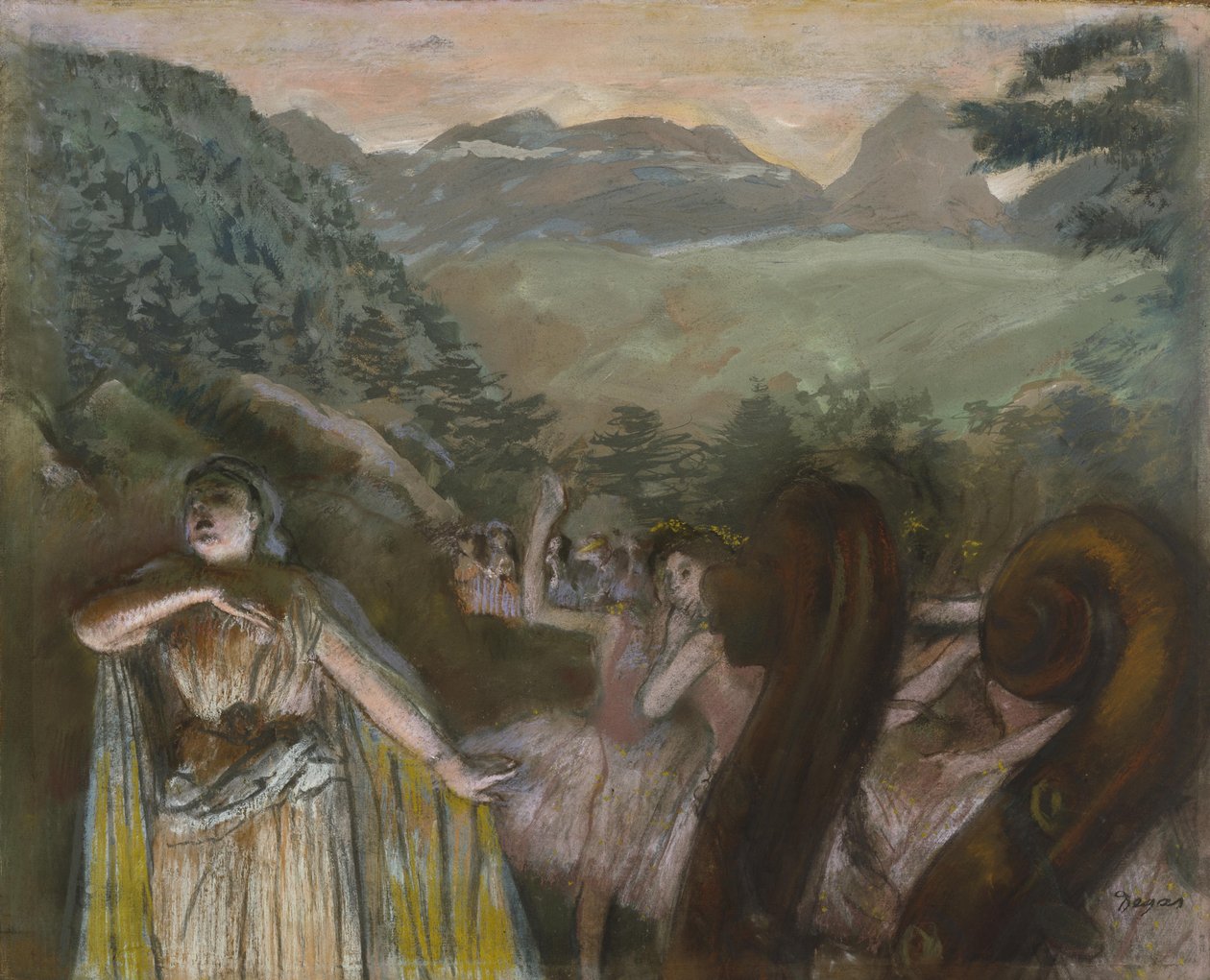 Aria etter balletten av Edgar Degas