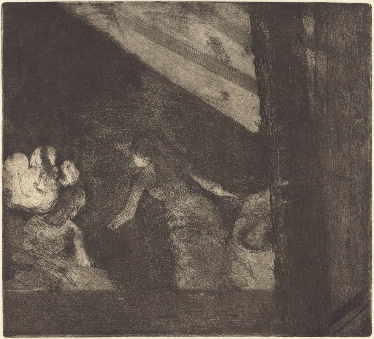 På Cafe des Ambassadeurs Aux Ambassadeurs, 18791880. av Edgar Degas
