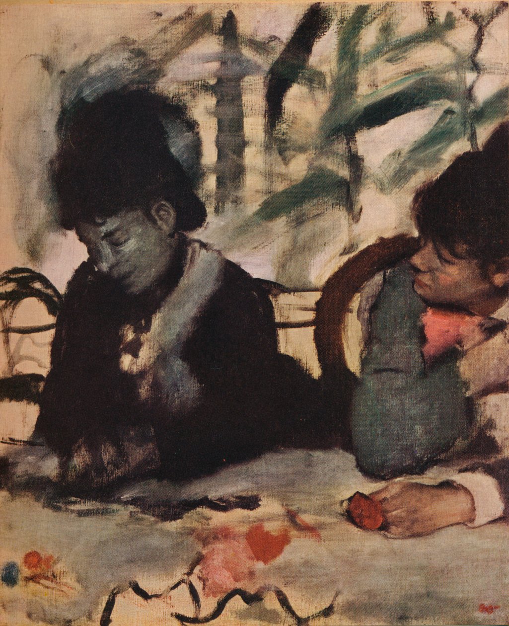 På kafeen, c1875 av Edgar Degas