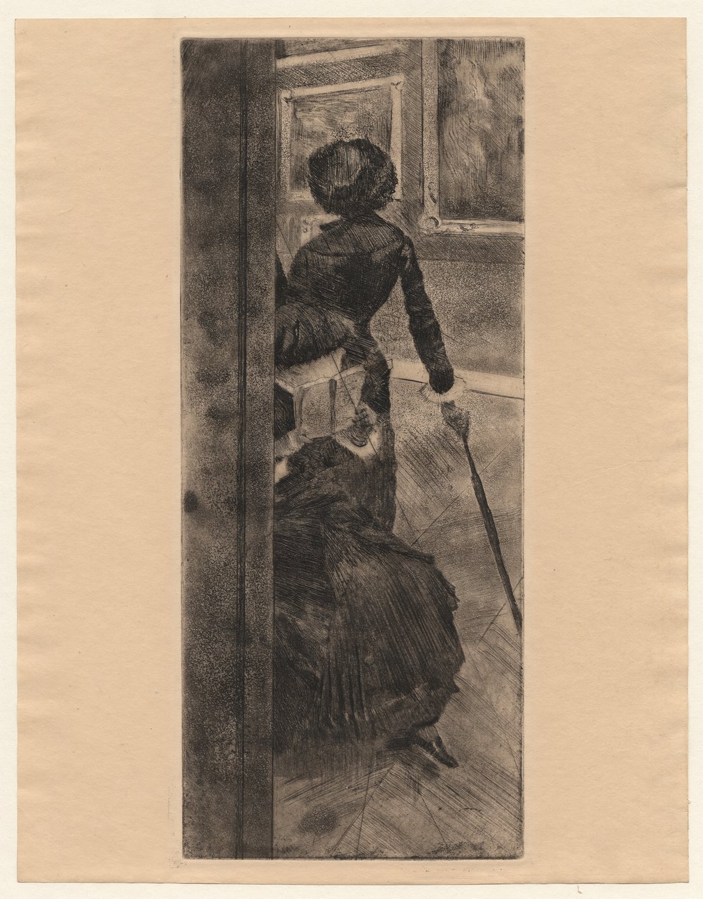 I Louvre: Malerkunsten, Mary Cassatt av Edgar Degas