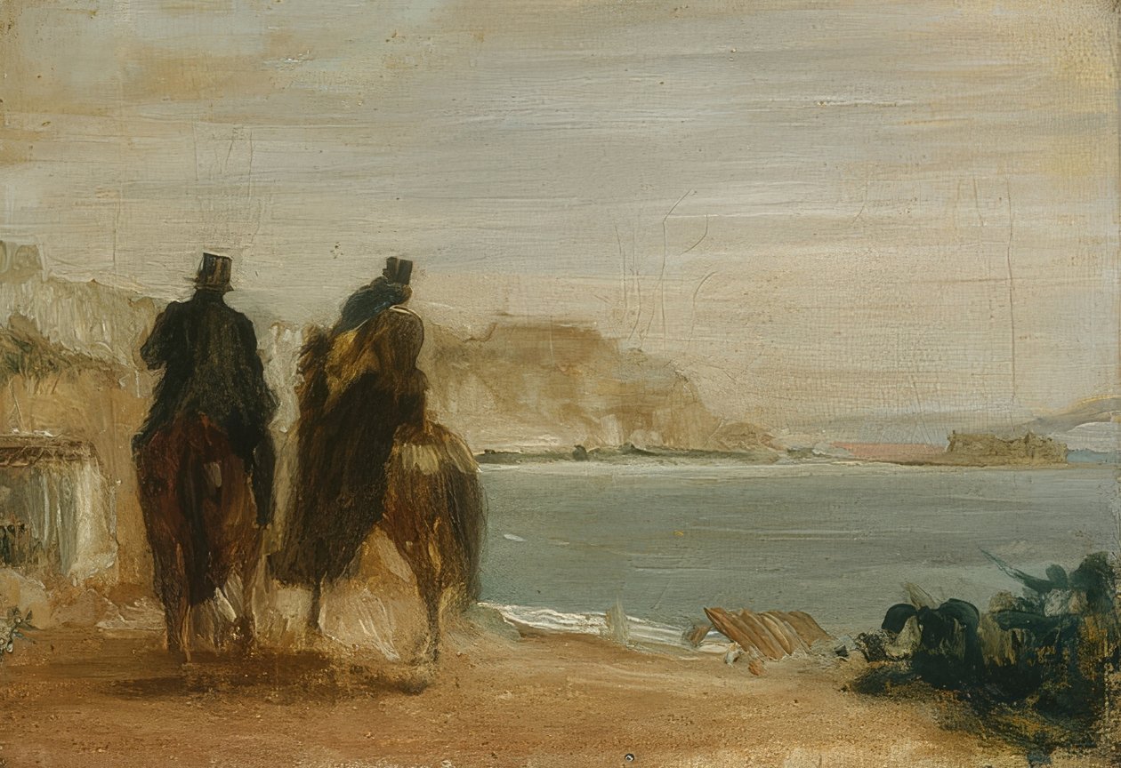 Utgang til sjøen. Omtrent 1860 av Edgar Degas