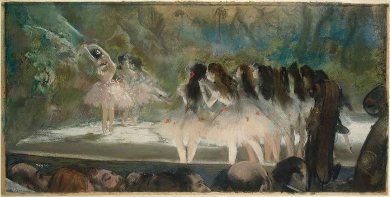 Ballett på Paris Opéra av Edgar Degas