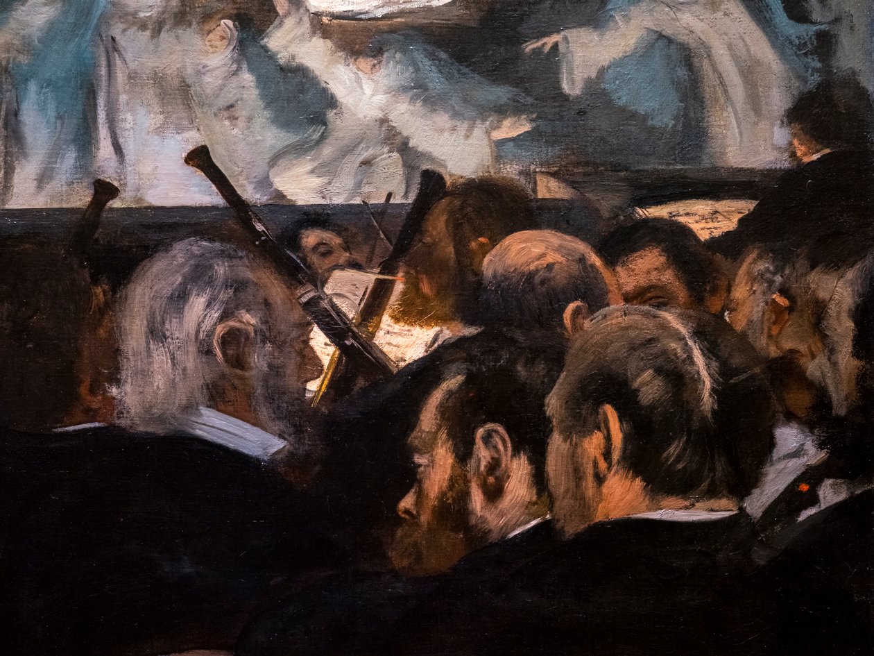Ballett av Robert djevelen (detalj). 1876. Olje på lerret. av Edgar Degas