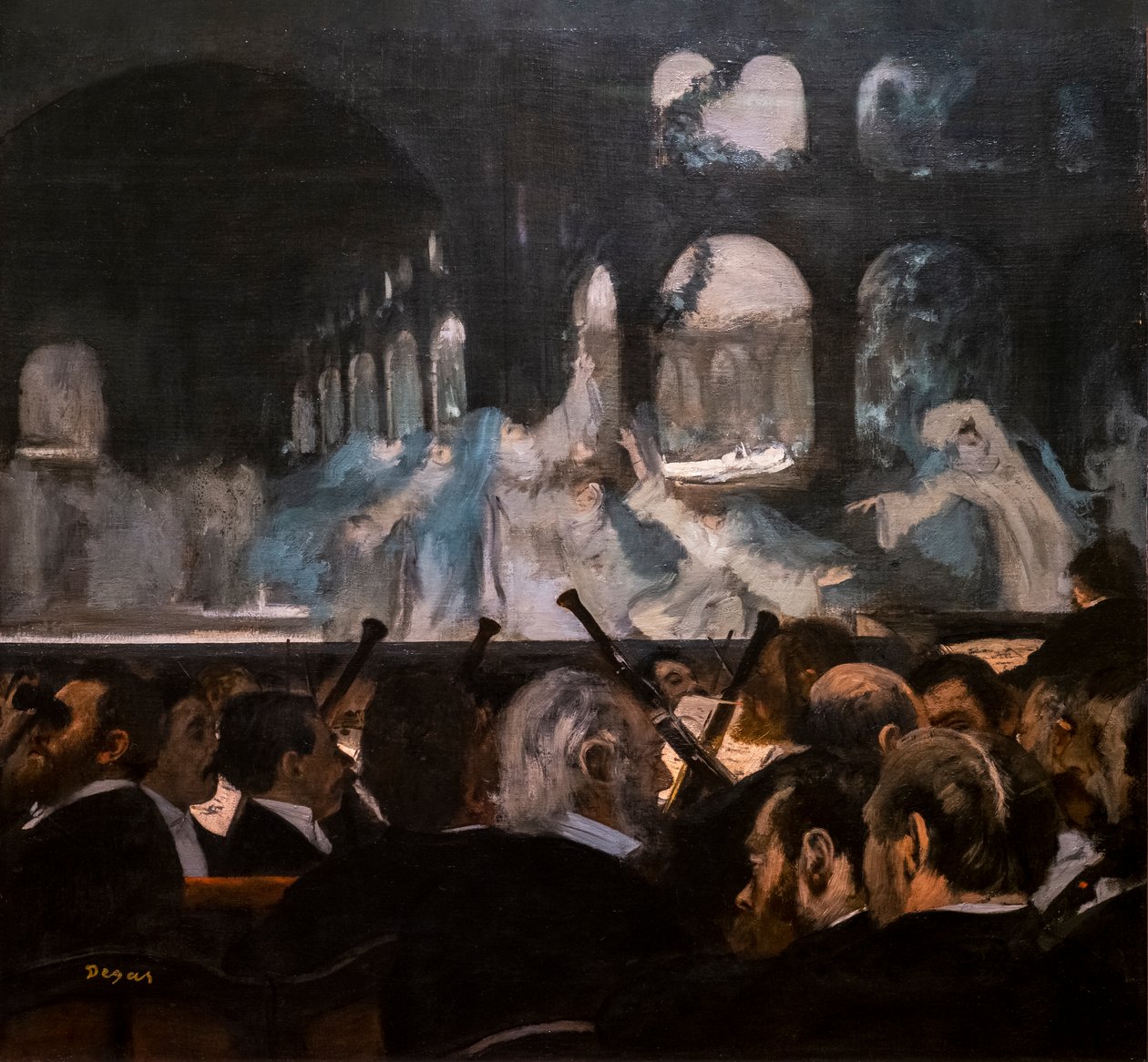 Ballett av Robert djevelen. 1876. Olje på lerret. av Edgar Degas