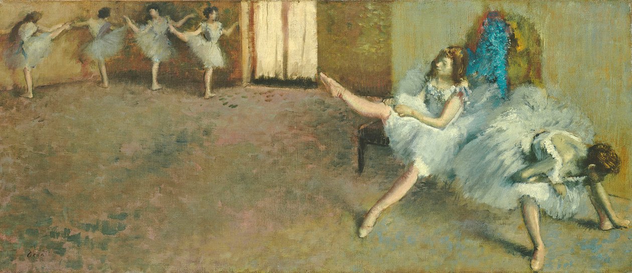 Før balletten av Edgar Degas
