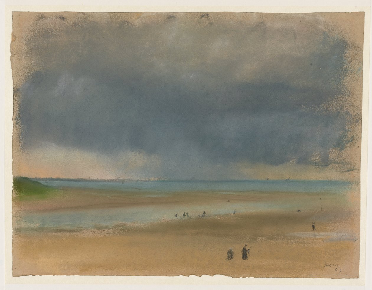 Ved havet av Edgar Degas