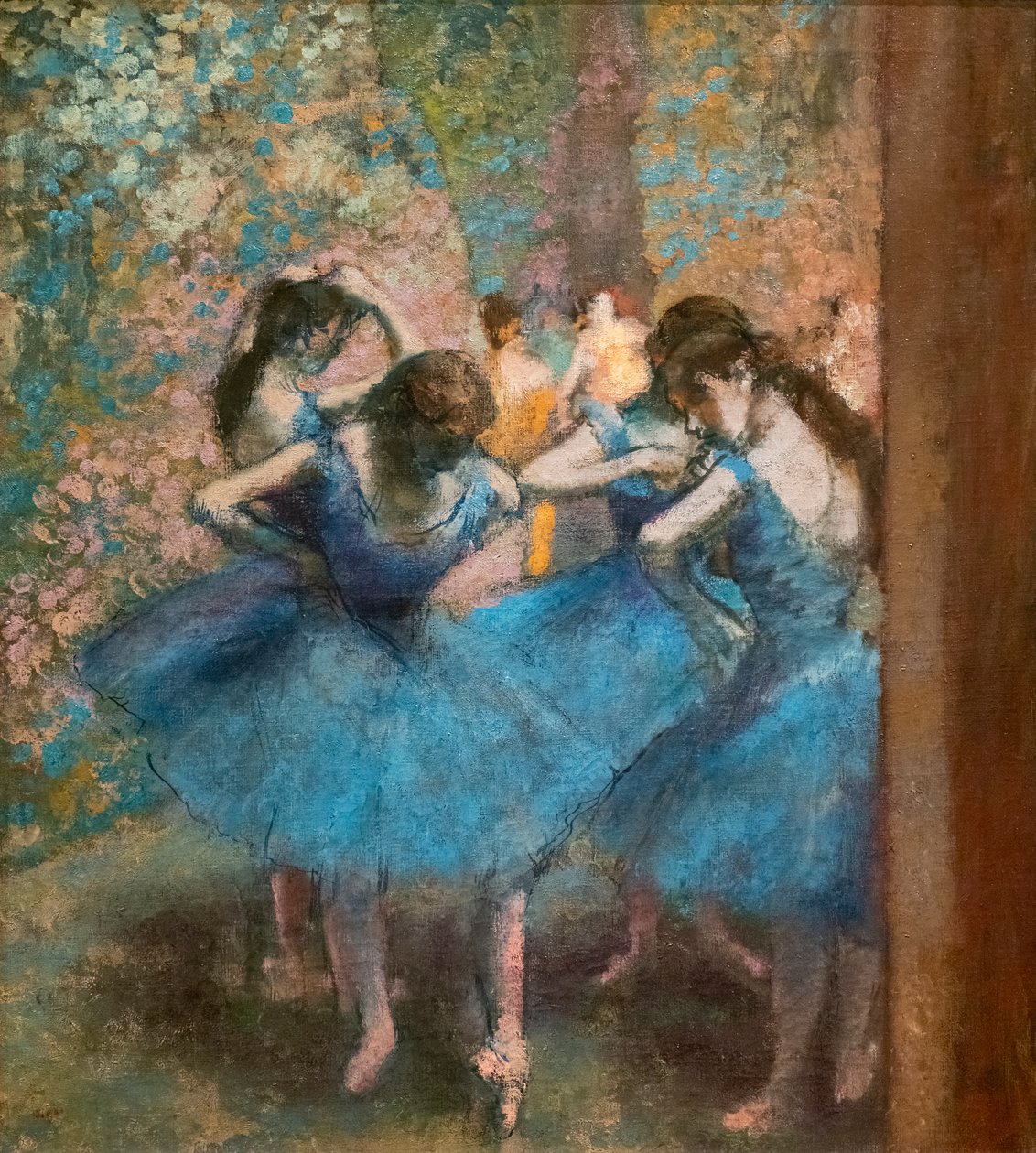 Blå dansere. Rundt 1893-96. Olje på lerret. av Edgar Degas