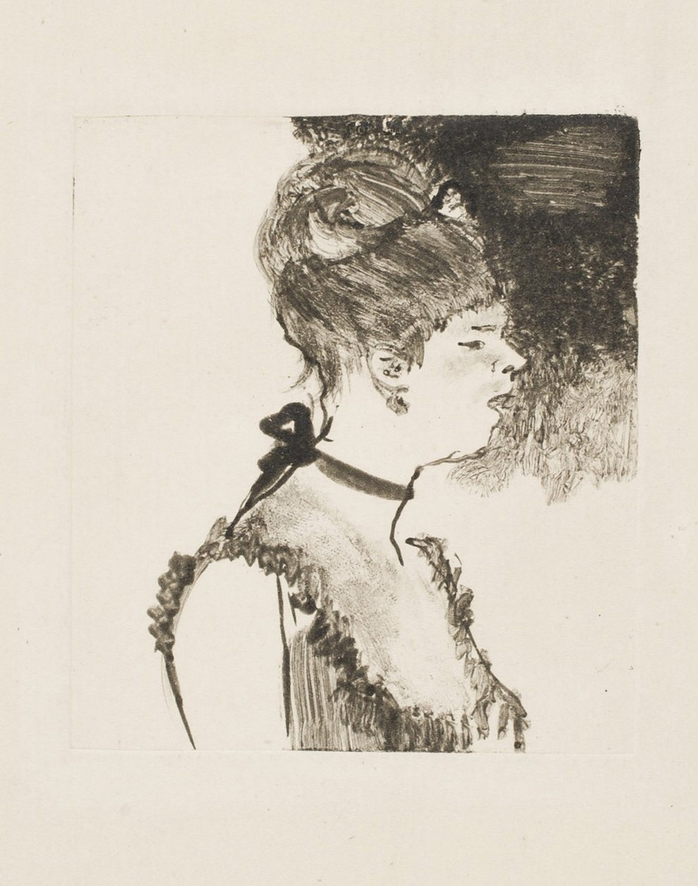Kafé-konsertsanger, 1878-80 av Edgar Degas