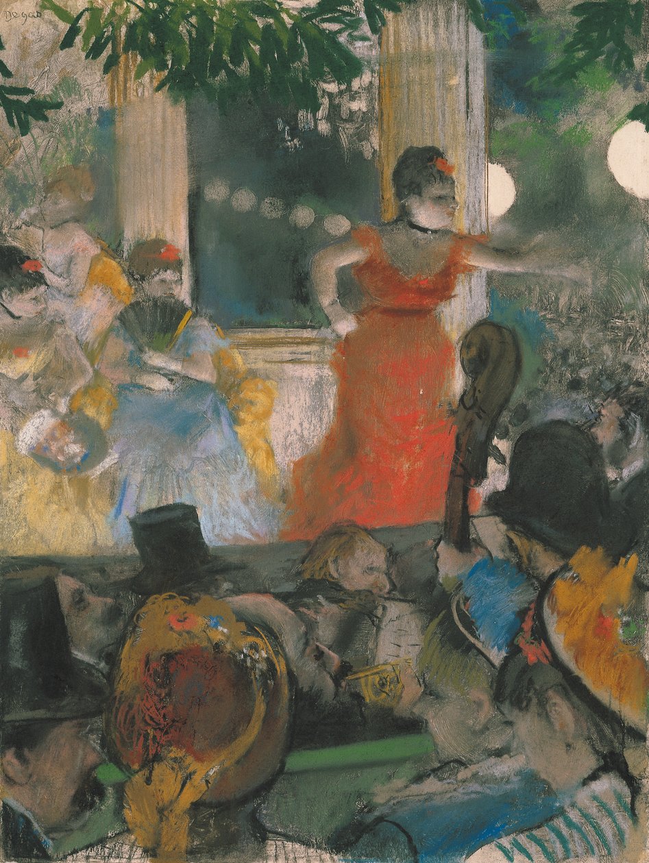 Kafékonsert på The Ambassadors av Edgar Degas