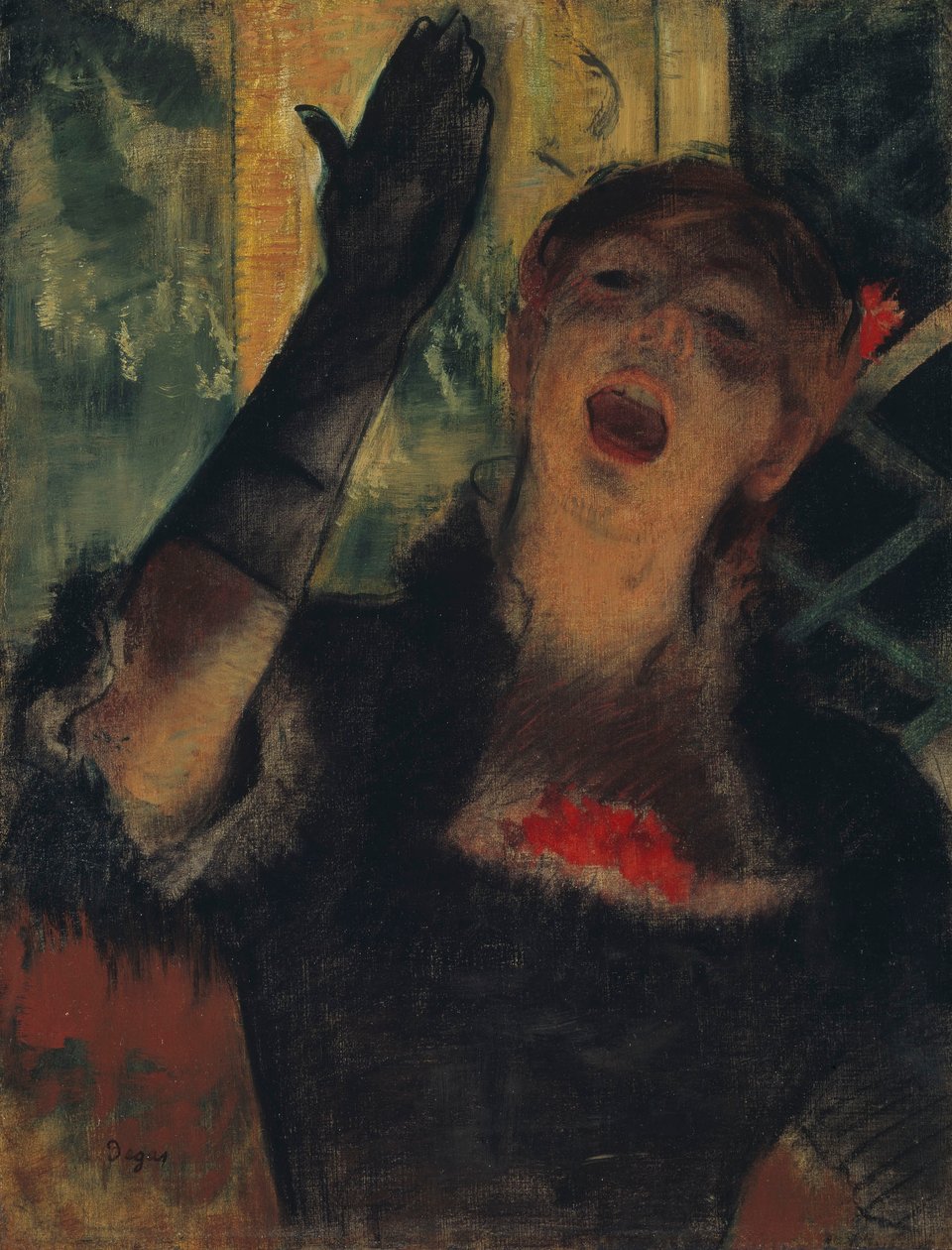 Café Singer av Edgar Degas