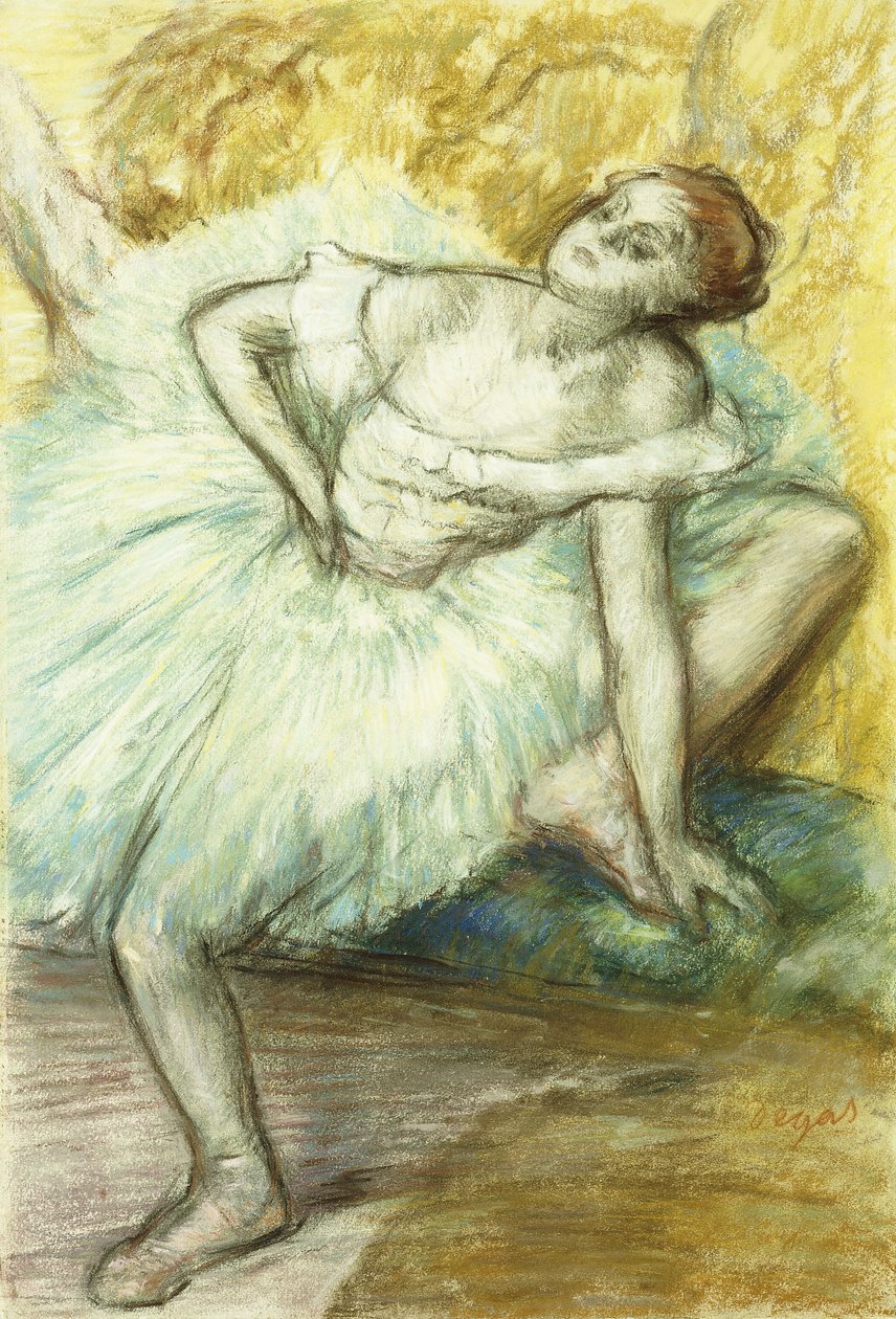 å danse; Danser, 1897-1900 av Edgar Degas