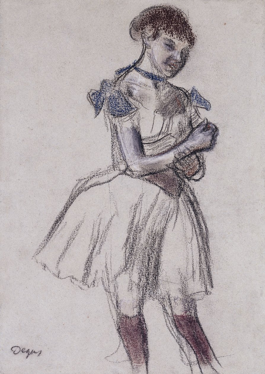 å danse; Danser, ca. 1880 av Edgar Degas