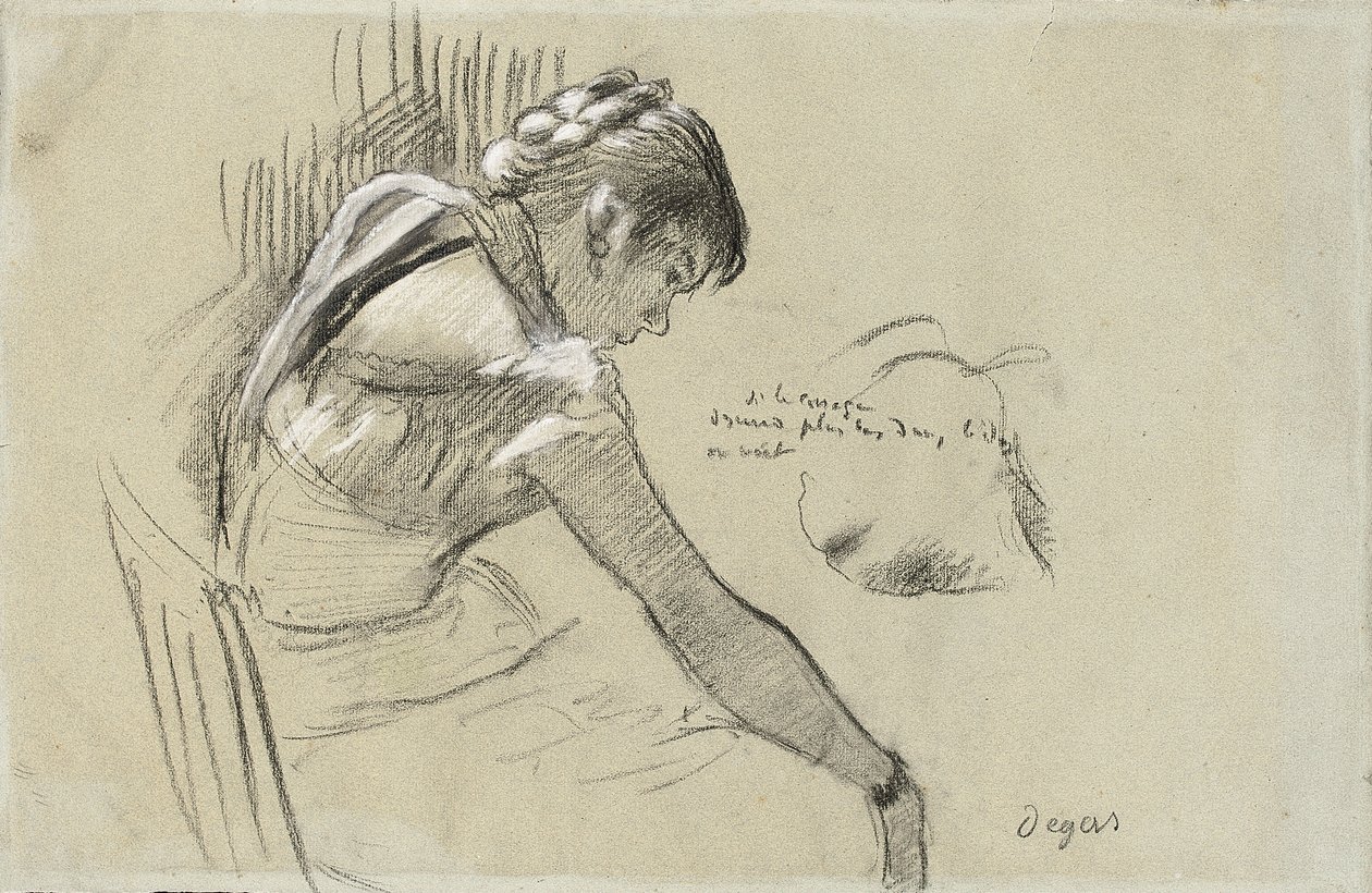 Danser i hvile; Hvilende danser, 1879 av Edgar Degas