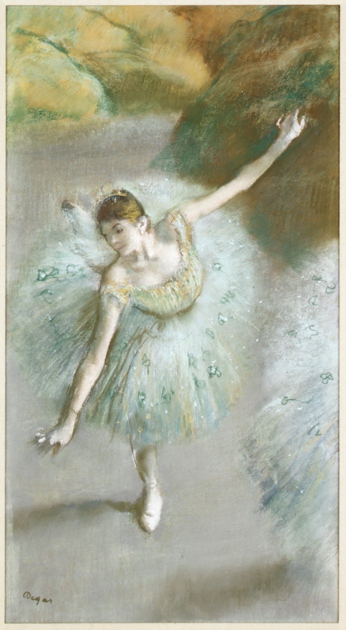 Danserinne i grønt av Edgar Degas