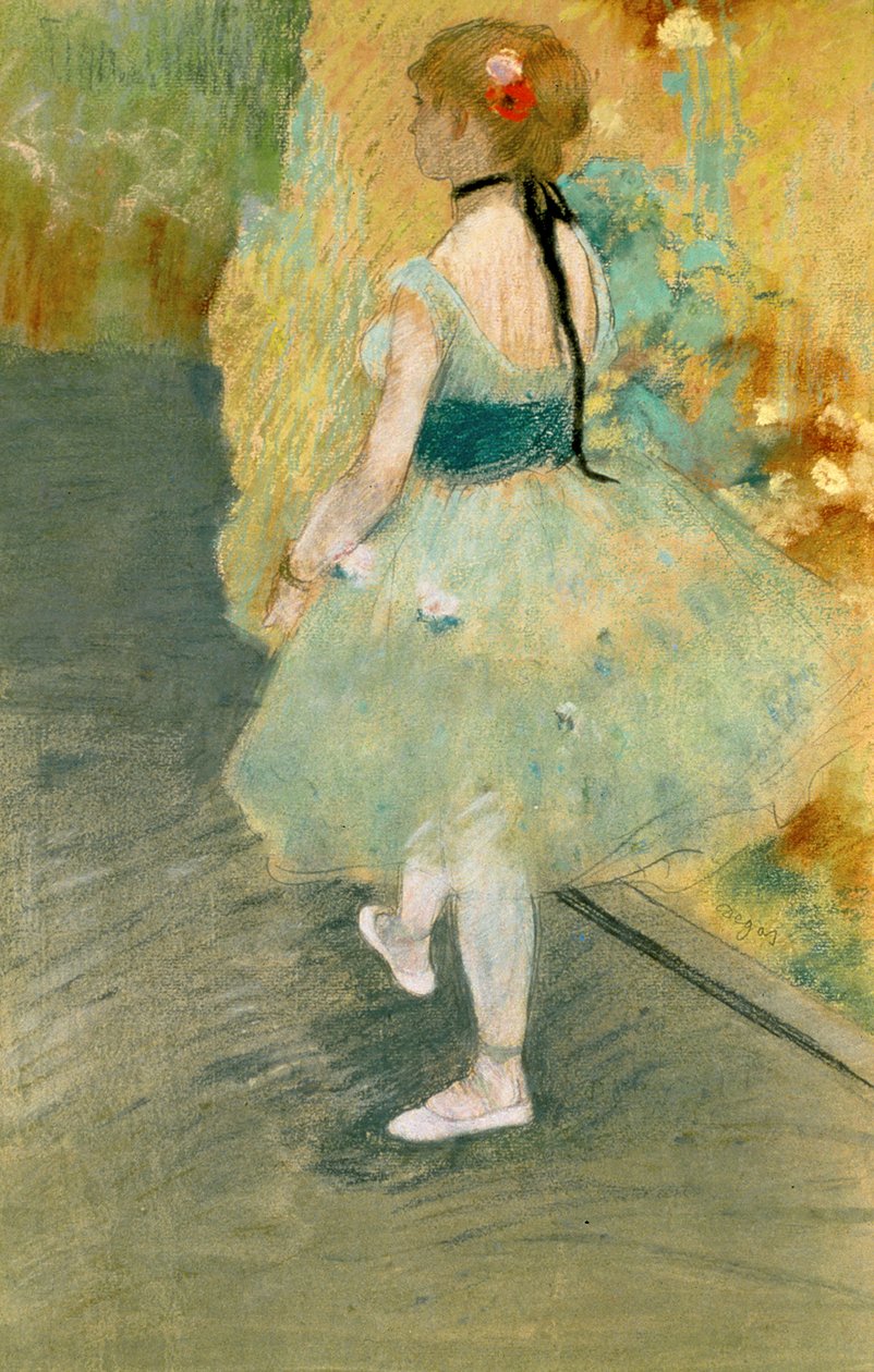 Danser i grønt, ca. 1878 av Edgar Degas