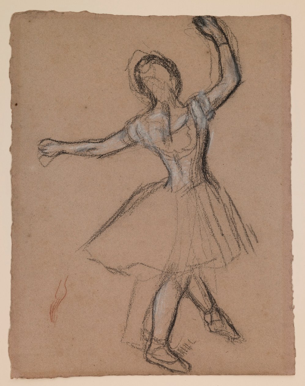 Danserinne på scenen og i bevegelse av Edgar Degas