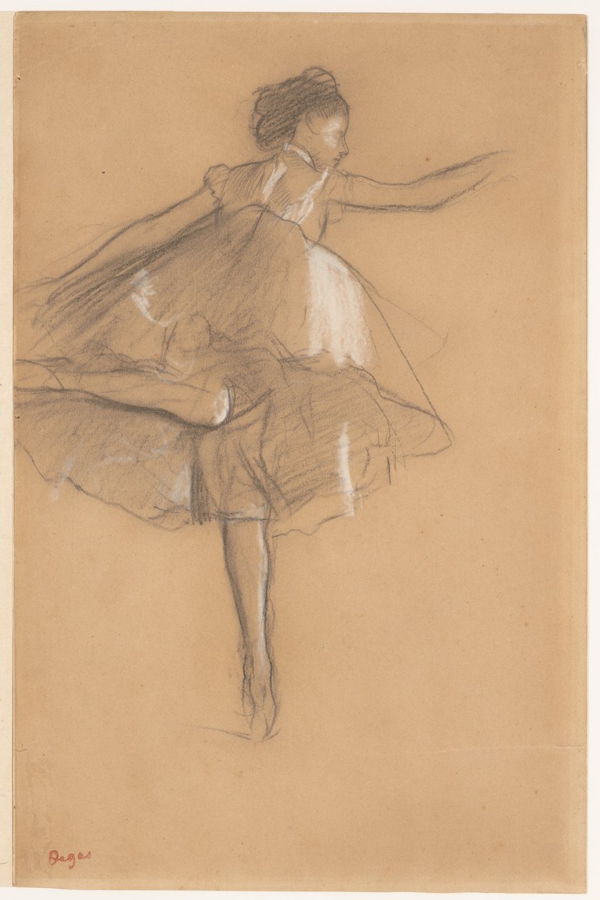 Danser på tåspissene av Edgar Degas