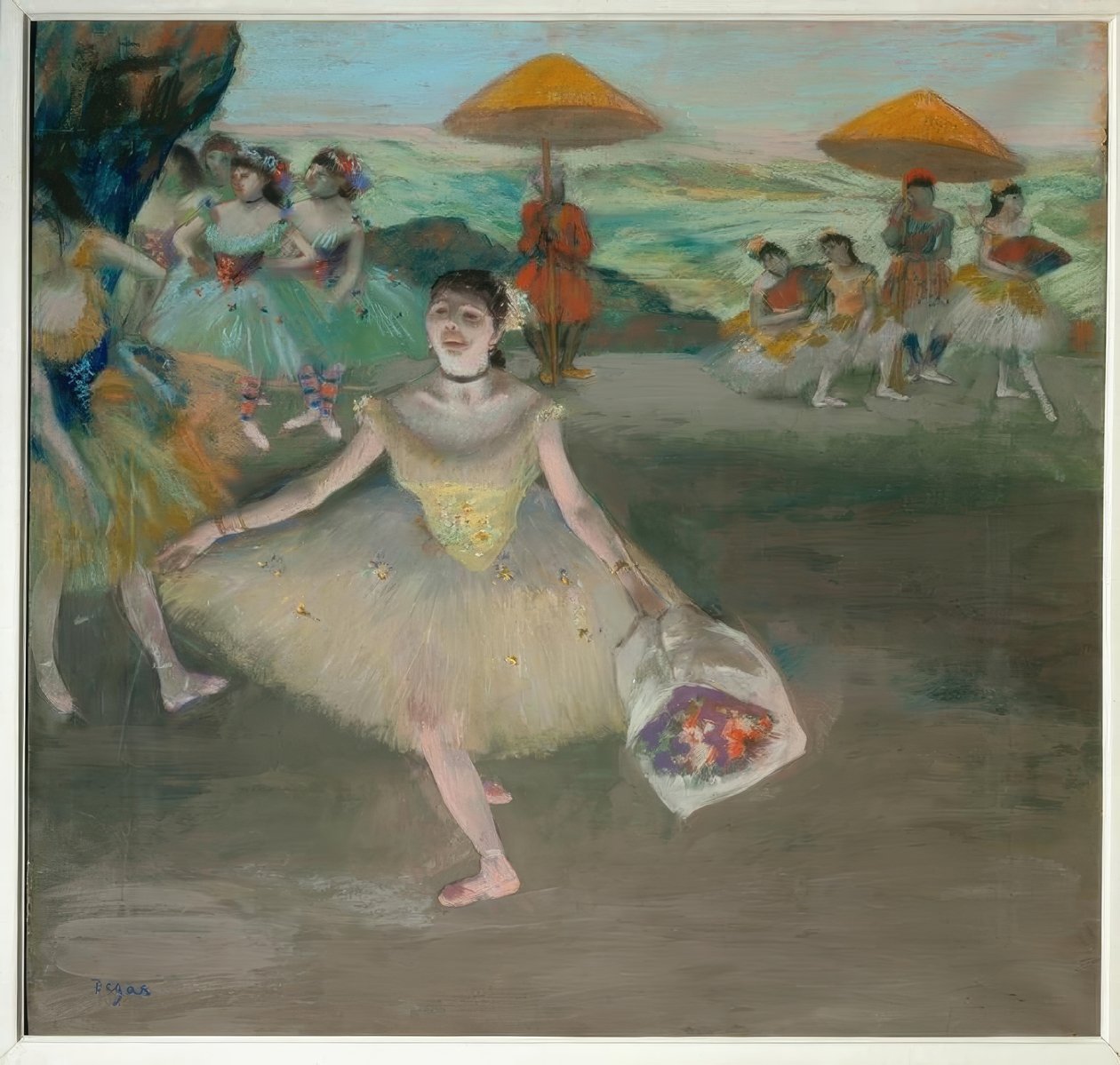 Danser på scenen av Edgar Degas